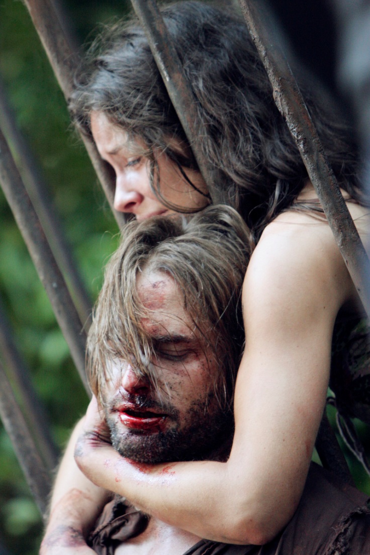 James Ford (Sawyer) And Evangeline Lilly (Kate)